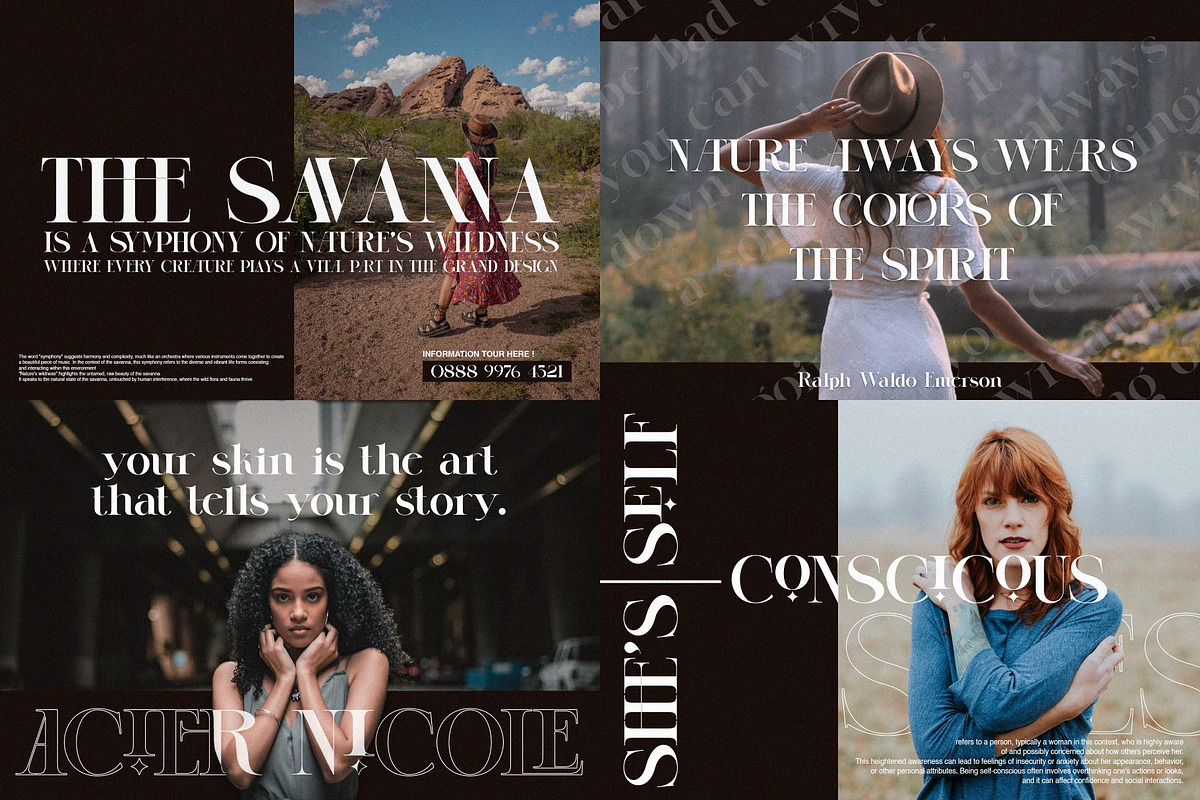 Elegant Ligature Serif  Font Bundle, a Serif Font by Alfinart (Photo 15 of 16)