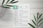 Simple Resume/CV, a Resume Template by Izalsye (Thumbnail 2 of 5)