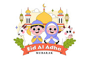 10 Happy Eid Al Adha Illustration, a Seasonal Illustration by denayunebgt (Thumbnail 4 of 4)