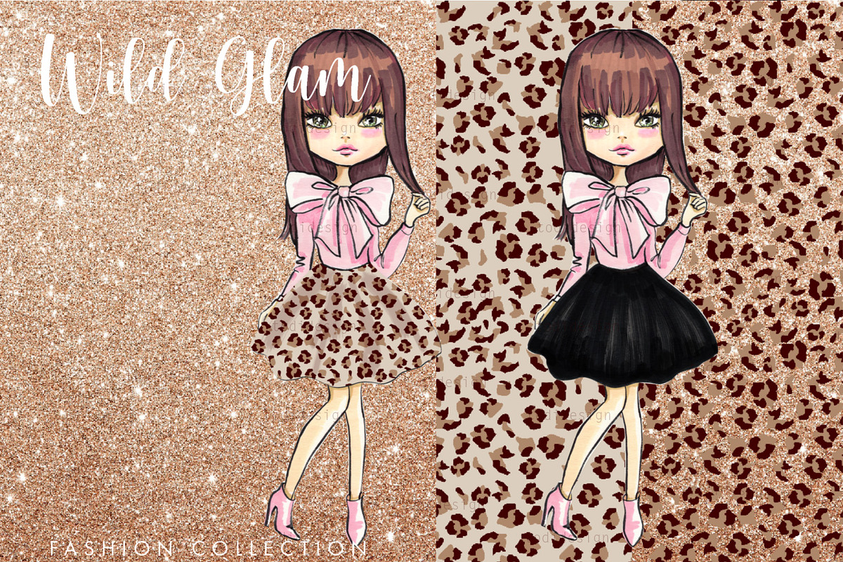 Wild Glam Glitter Collection, a Person Illustration by creativeDi (Photo 2 of 4)