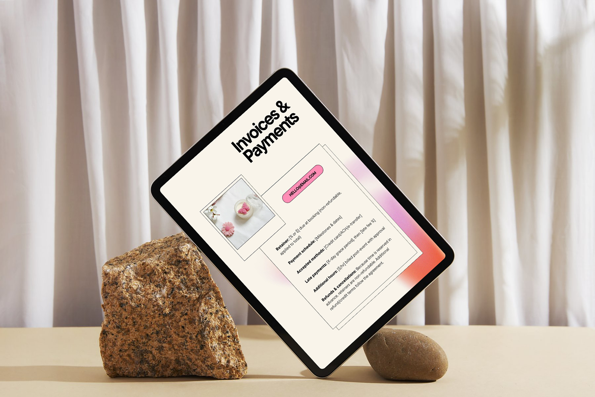 Wedding Planner Onboarding Forms, a Stationery Template by Anna Design Studio (Photo 7 of 9)