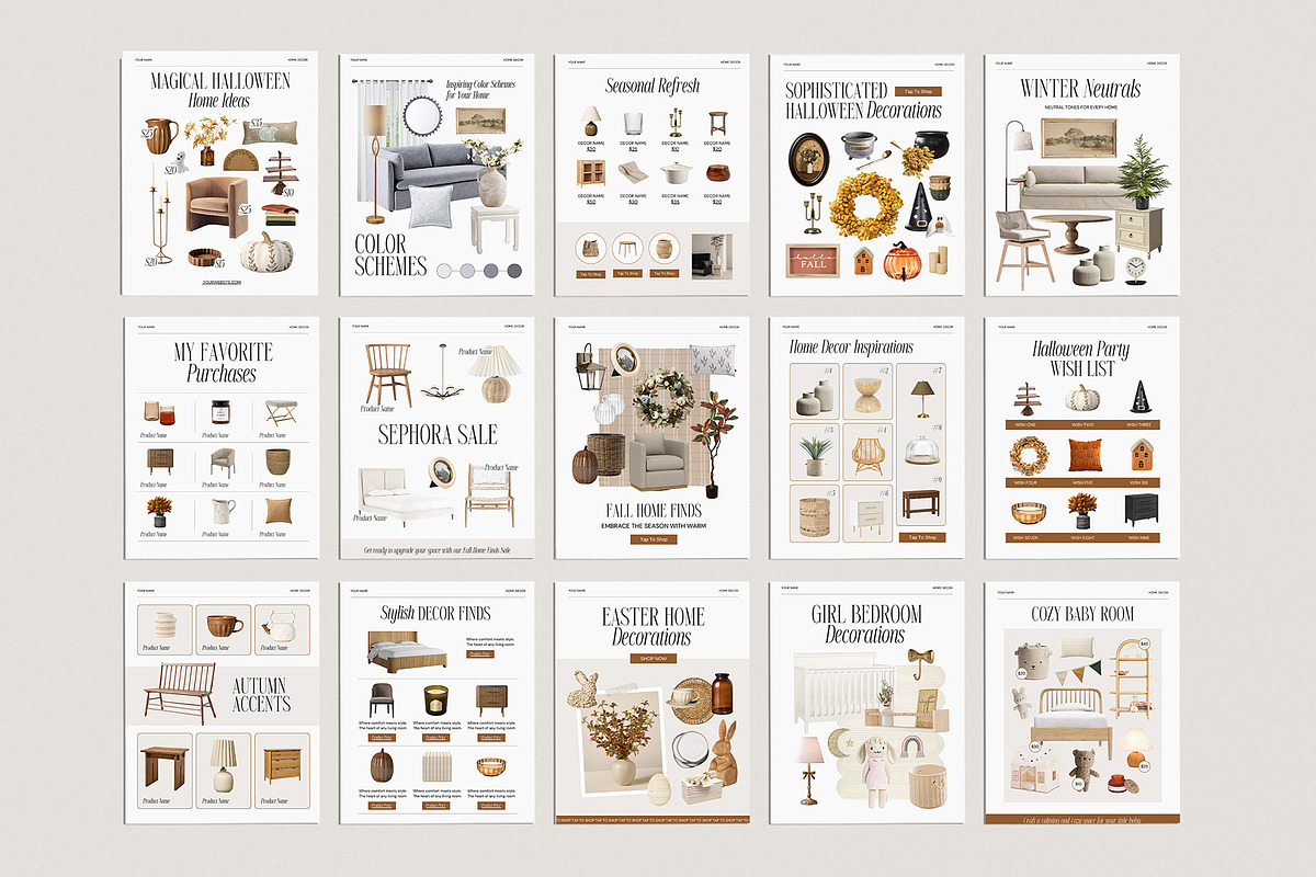 40 Editable LTK Canva Template, a Social Media Template by Amaré Creative (Photo 3 of 6)