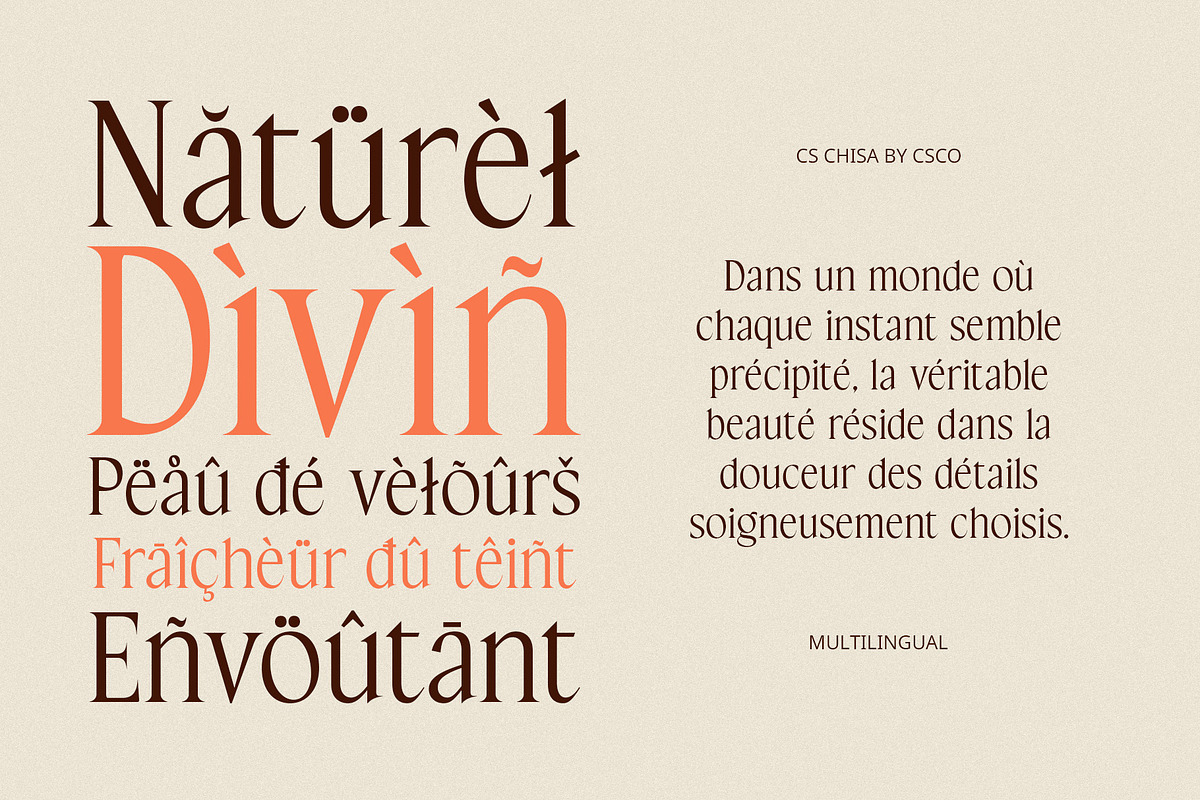 CS Chisa – Elegant Font, a Serif Font by Craft Supply Co. (Photo 6 of 8)