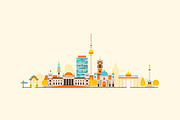 Berlin skyline, a Work Illustration by GlebTagirov (Thumbnail 1 of 4)