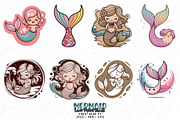 Mermaid Lover Illustration Bundle, an Object Illustration by Sofia's Fashion (Thumbnail 3 of 3)