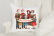 Christmas Family Clipart, an Illustration by designcity5 (Thumbnail 5 of 5)