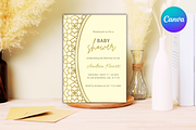 Baby Shower Invitation Template, an Invitation Template by SimoDigitalArt (Thumbnail 7 of 9)