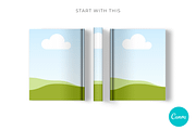 KDP Book Mockups for Canva, a Books & Magazine Mockup by Mockup Scene (Thumbnail 7 of 18)