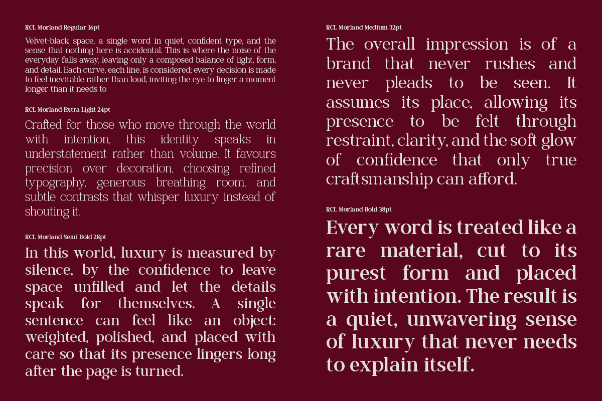 Morland – A Modern Elegant Serif, a Slab Serif Font by roomspace creative lab (Photo 4 of 15)