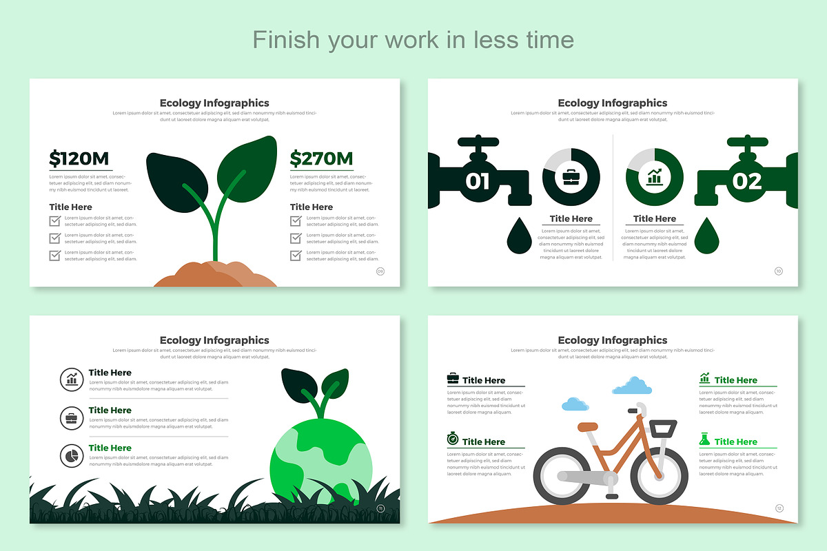 Ecology Infographic Templates EPS, a Presentation Template by Mighty-Slide (Photo 4 of 7)