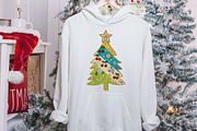 Colorful Glitter Yarn Christmas Tree, an Illustration by designcity5 (Thumbnail 8 of 8)