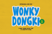 Wonky Dongki | Hand Drawn Display, a Handwritten Font by gracetype_studio (Thumbnail 1 of 12)