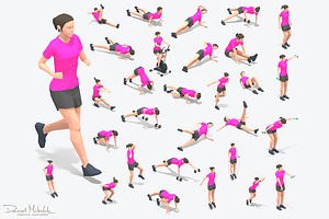 30 Woman Exercise Pack Vol 2