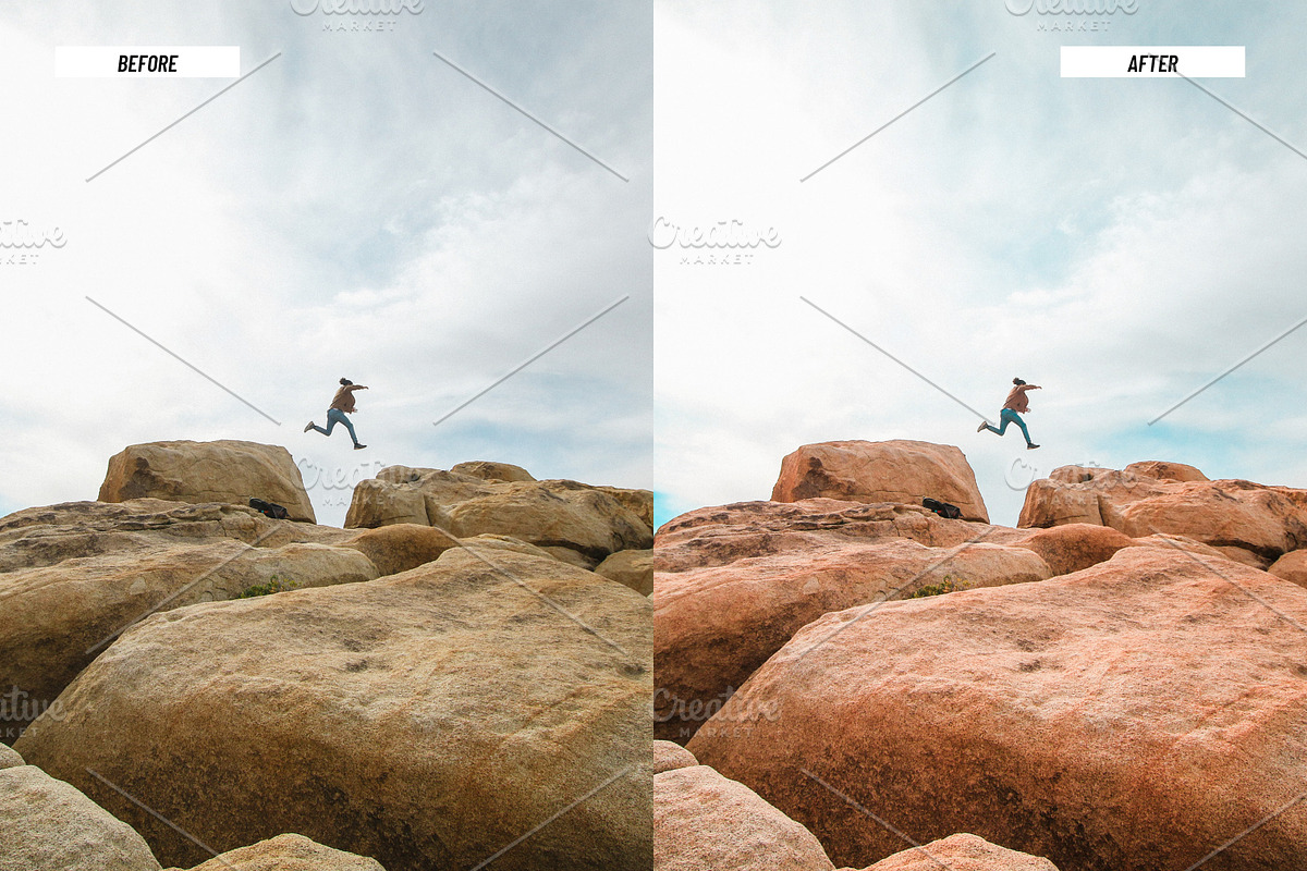 30 Lightroom Presets Teal & Orange, an Action Add-On by Best Lightroom Presets (Photo 7 of 14)