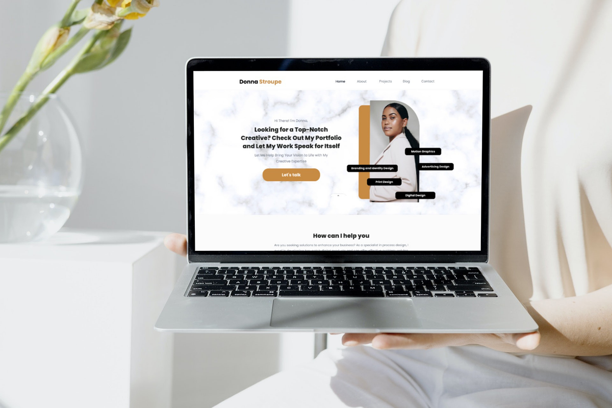 Minimalist Canva Resume Website, a Landing Page Template by The Blog Creative (Photo 8 of 9)