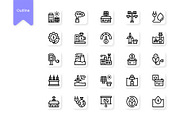 Sustainable Energy Icons, a Duotone Icon by HacaStudio (Thumbnail 1 of 3)