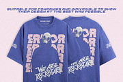 Professional oversize T-Shirt Mockup, a Shirt Mockup by NH graphic (Thumbnail 5 of 11)