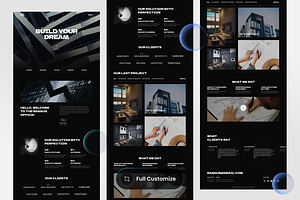 Bangun - Architecture Landing Page