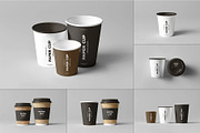 Paper Cups Mock-up, a Product Mockup by zippypixelstudio (Thumbnail 1 of 9)