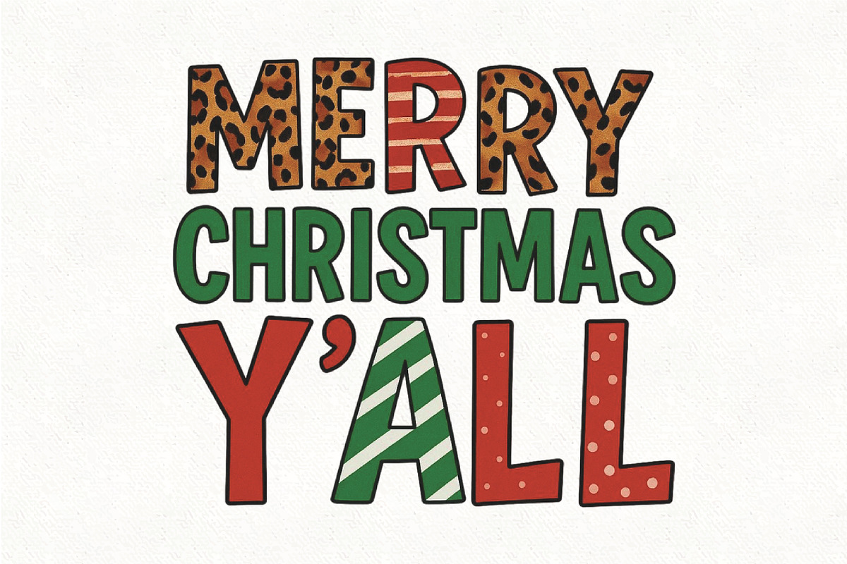 Merry Christmas Christmas PNG, an Illustration by CraftArtStudio (Photo 1 of 4)