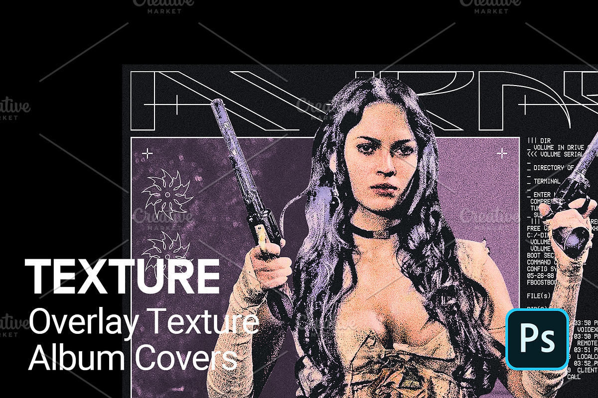 Album Artwork Paper Texture Mockup, a Print Template by SR-23 Mockups (Photo 1 of 3)