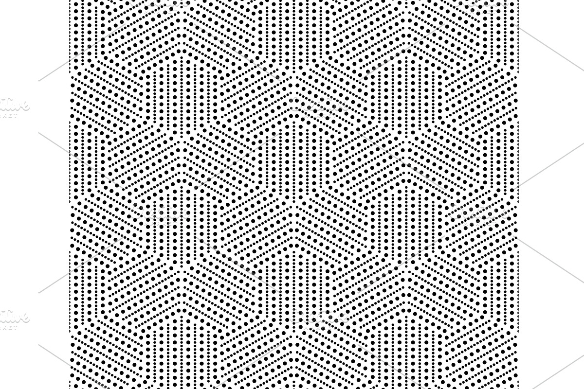 Abstract geometric pattern with dots, a Pattern Graphic by RODINA (Photo 1 of 3)