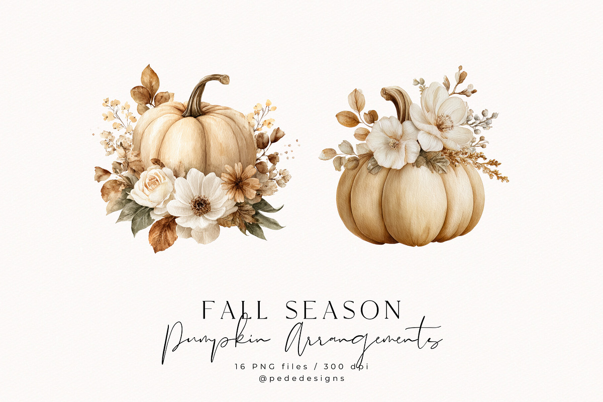Fall Season Collection, a Seasonal Illustration by PeDe Designs (Photo 22 of 32)