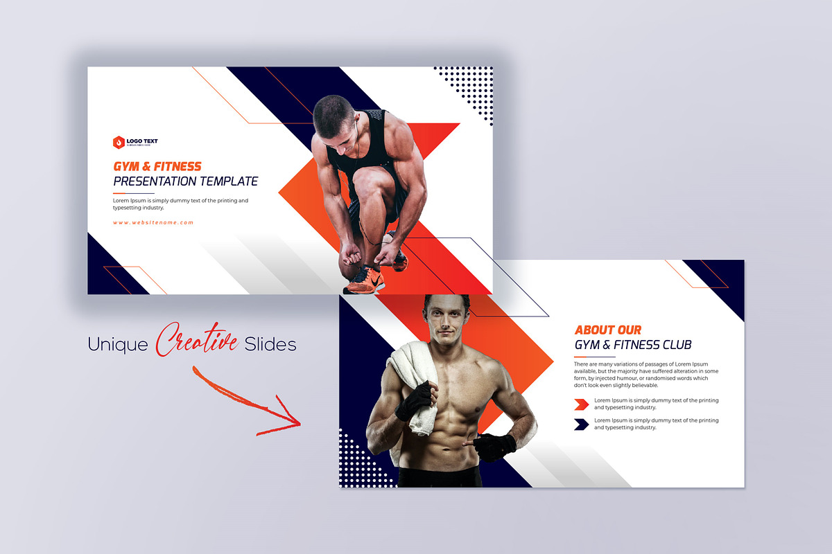 Fitness Google Slide Presentation, a Presentation Template by zahidhossainalif (Photo 2 of 5)