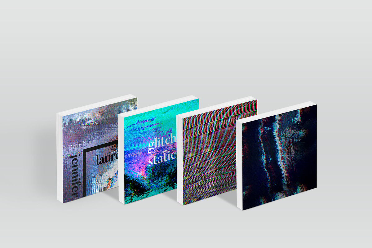 Glitch Static, a Texture Graphic by Jennifer Lauren Creative (Photo 3 of 3)