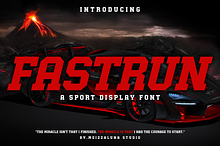 Fastrun - A Sport Display Font