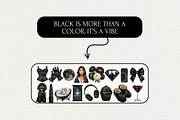 Black Aesthetic iOS18 Emoji Pack, an Emoji Icon by TrendyliciousStore (Thumbnail 2 of 4)