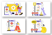 10 App Update Vector Illustration, a Technology Illustration by denayunebgt (Thumbnail 3 of 4)