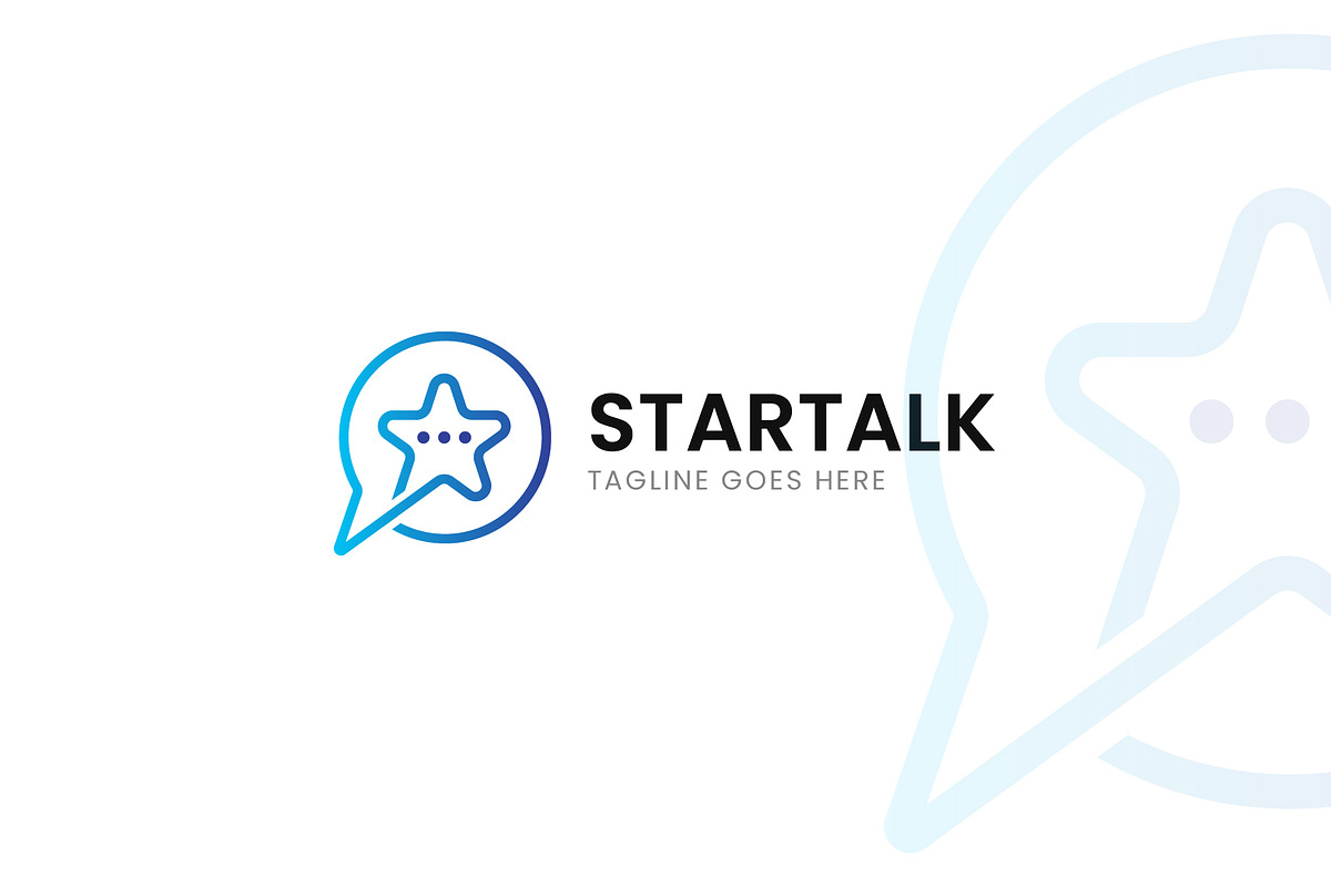 Logo Template- Startalk, a Branding & Logo Template by Figtivedesigns (Photo 5 of 5)