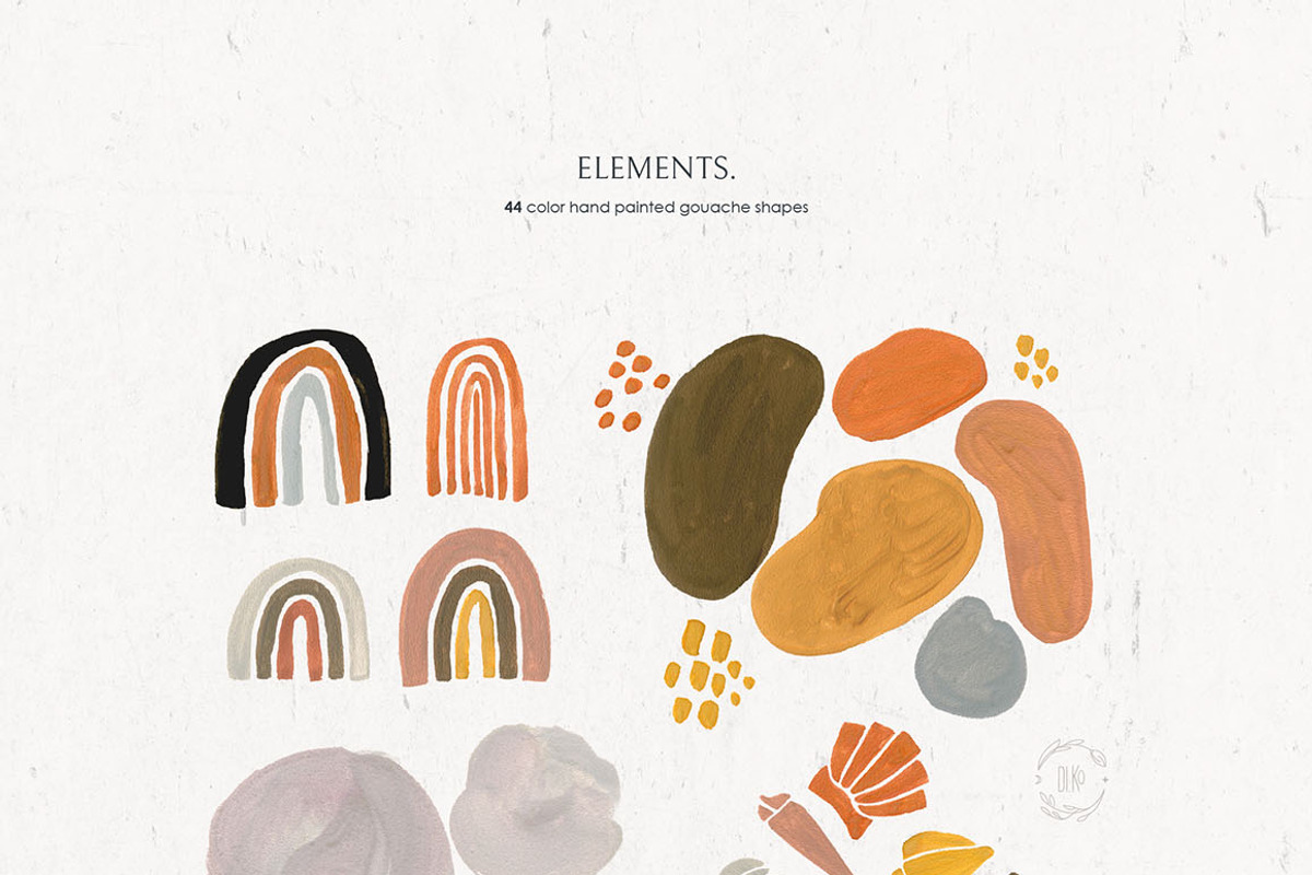 Sea and Desert paintings, a Texture Illustration by Dinkoobraz (Photo 10 of 13)