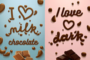 Chocolate Text Effect, a Layer Style Add-On by Evlogiev Studio (Thumbnail 6 of 8)