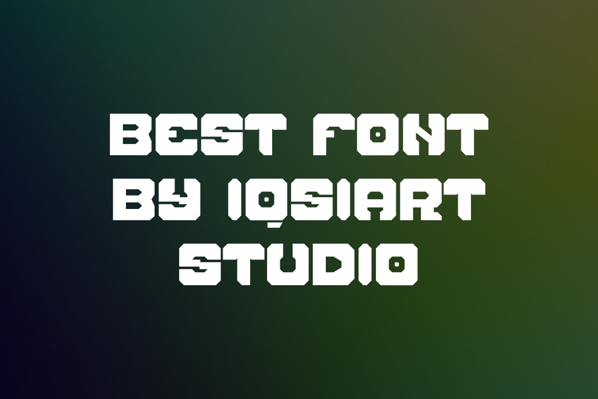Qborga - Techno Font, a Sans Serif Font by Iqsiart Studio (Photo 5 of 6)