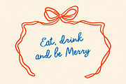 Winter party | Handwritten font, a Handwritten Font by JuliaVolkova (Thumbnail 5 of 10)