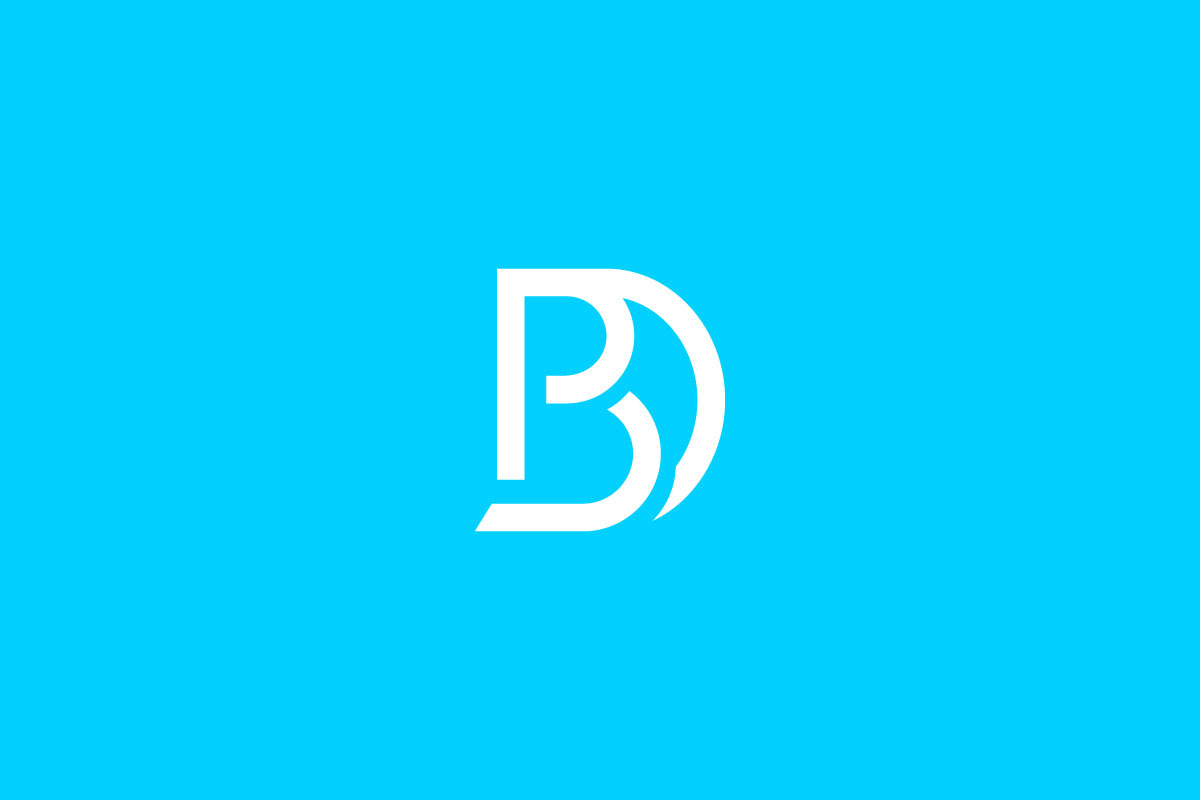 Modern Minimalist BD-Monogram Logo, a Branding & Logo Template by arhabib (Photo 9 of 13)