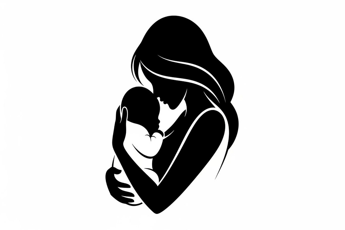 50 Mother and Baby Silhouette Bundle, an Illustration by Creativeshirt (Photo 7 of 48)
