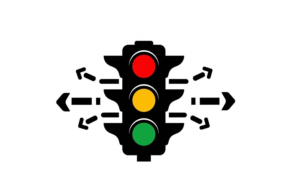 Modern Traffic Light Silhouette, a Graphic by musafir_fashion (Photo 7 of 14)