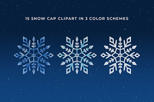 Snowflake Clipart Illustrations