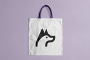 Minimal bold dog head logo, a Branding & Logo Template by Vectorium Studio (Thumbnail 2 of 2)