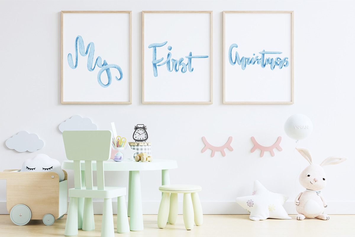 Hand Drawn Merry Christmas Lettering, an Illustration by Rabbit Heart (Photo 6 of 9)