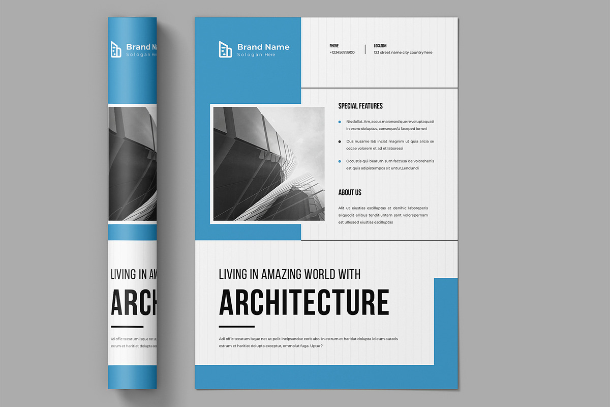 Architecture Flyer Template, a Flyer Template by ContestDesign (Photo 2 of 2)
