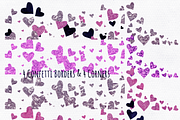 Navy & Pink Love Hearts Clipart, an Illustration by ClipartBrat Graphics (Thumbnail 2 of 5)
