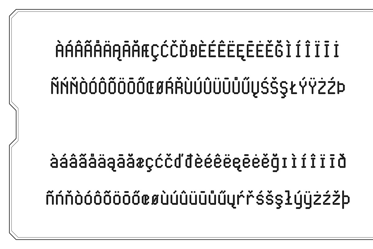 Mono 91 [Monospaced Font], a Sans Serif Font by 103cia (Photo 3 of 7)