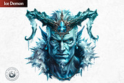 Demonic portraits clipart set, a Person Illustration by ThatsDesignArt (Thumbnail 10 of 10)
