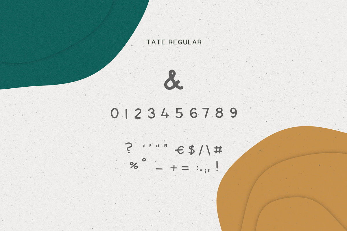 Tate Font, a Sans Serif Font by Nomad Visuals