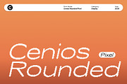 Cenios Rounded Pixel, a Sans Serif Font by Craft Supply Co. (Thumbnail 1 of 8)