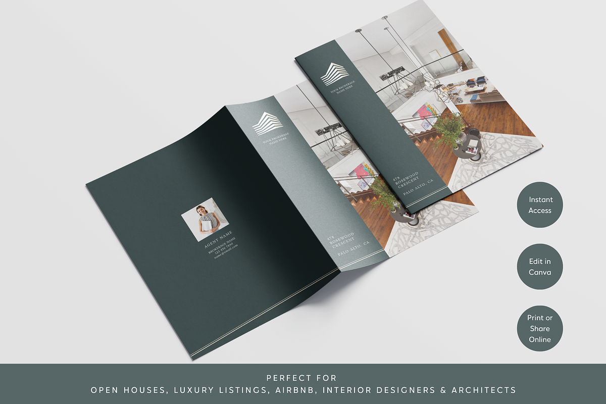 Luxury Real Estate Brochure, a Brochure Template by yesitisprintable (Photo 9 of 9)